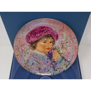 Edna Hibel Nobility of Children Le Marquis Maurice Pierre Collectible Plate